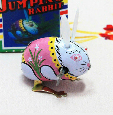 Children's Wind-up Iron Leap Frog Toy