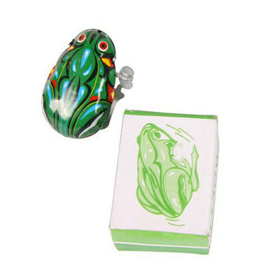 Children's Wind-up Iron Leap Frog Toy