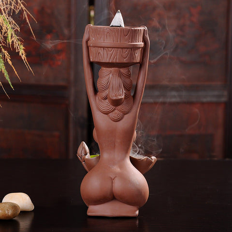 Home Furnishings Milk Tea Sister Aromatherapy Backflow Incense BurnerFun Tea Leak