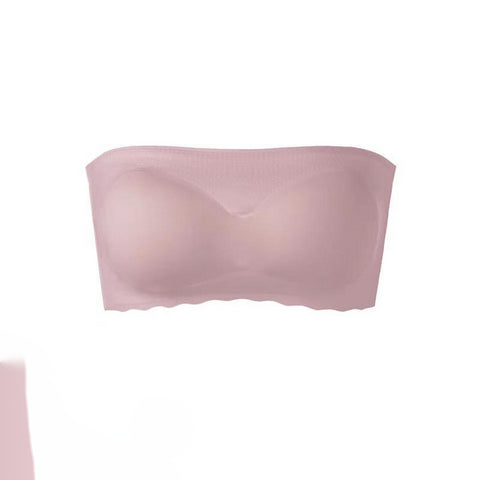 Ice Silk Seamless Bra Wrapped Underwear