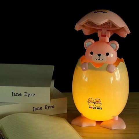 Creative Egg-shaped Cartoon Cute Table Lamp