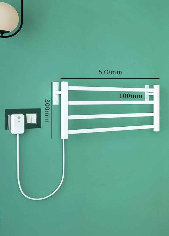 Bathroom Electric Bath Towel Warmer Heating Towel Shelf Rack Towel Dryer Shelf Heated Electric Towel Rack