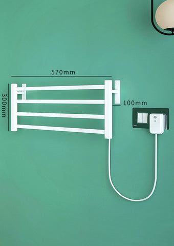 Bathroom Electric Bath Towel Warmer Heating Towel Shelf Rack Towel Dryer Shelf Heated Electric Towel Rack
