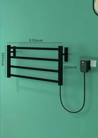 Bathroom Electric Bath Towel Warmer Heating Towel Shelf Rack Towel Dryer Shelf Heated Electric Towel Rack