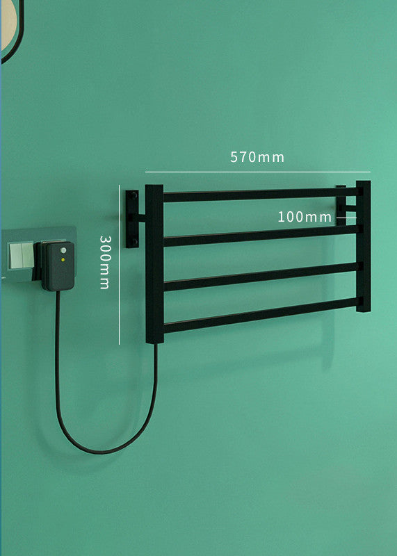Bathroom Electric Bath Towel Warmer Heating Towel Shelf Rack Towel Dryer Shelf Heated Electric Towel Rack