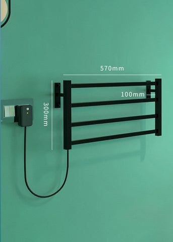 Bathroom Electric Bath Towel Warmer Heating Towel Shelf Rack Towel Dryer Shelf Heated Electric Towel Rack