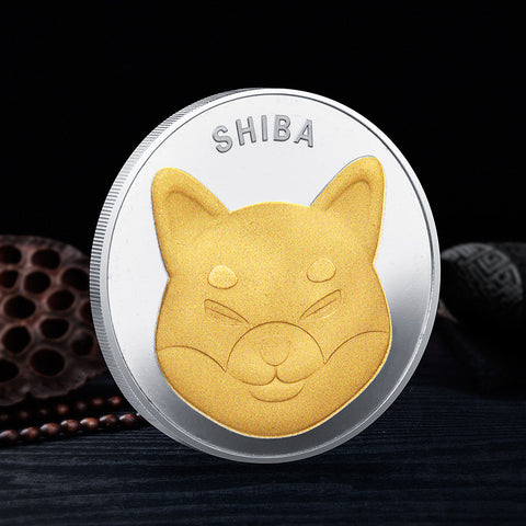 Shiba Inu Coin Three-Dimensional Relief Commemorative Coin