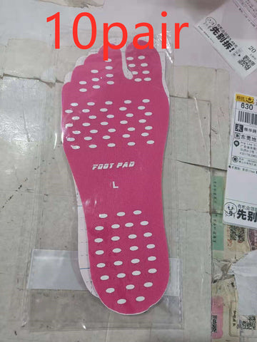 Beach Shoe Invisible Sticker Adhesive Beach Insoles Beach Pads SolesElastic Flexible Pool Barefoot Anti-slip Pads Men Women