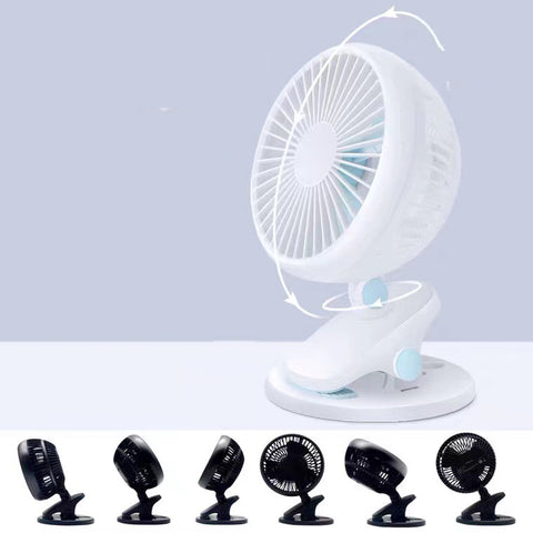 Household Simple USB Charging Wall Clip Fan