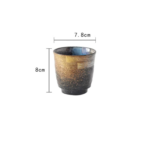Japanese Style Tea Cup Water Cup Coffee Cup Stoneware Ceramic Hand Painted
