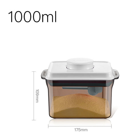 Household Simple Brown Plastic Milk Powder Box