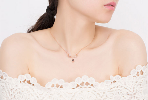 A deer has you 100 languages I love you necklace