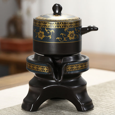 Ceramic Automatic Tea Set Zisha Kungfu Tea Set