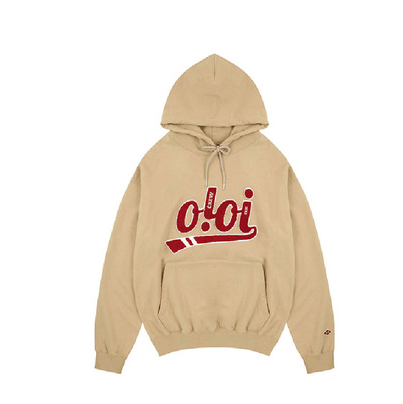 2021O!Oi autumn and winter new Korean sweater women's hooded plus velvet thick cotton lovers