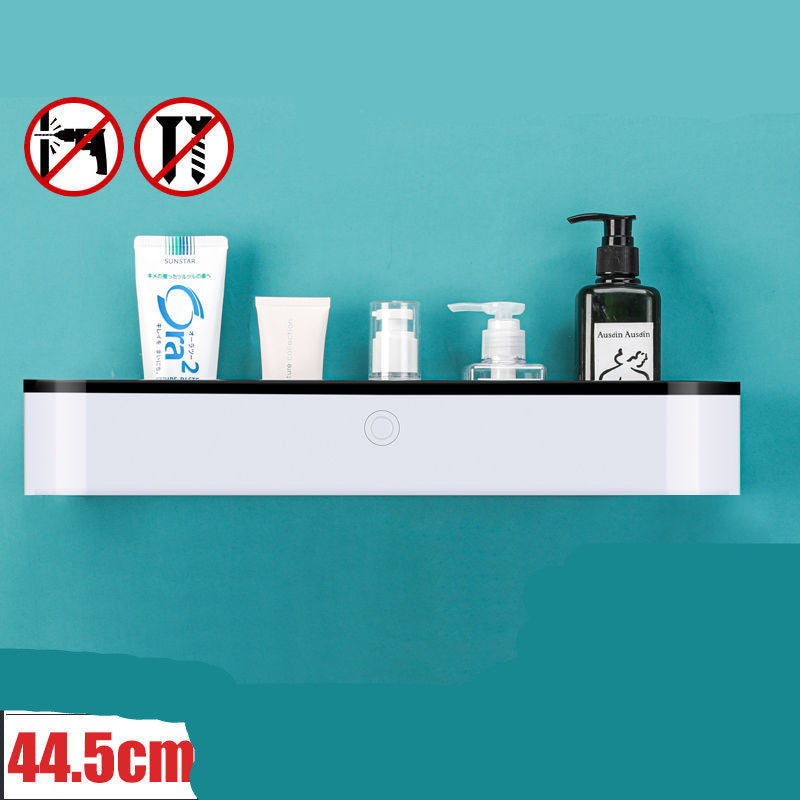Toilet Shelf Bathroom Toilet Free Punching Vanity Wall Hanging Towel