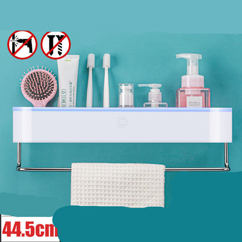 Toilet Shelf Bathroom Toilet Free Punching Vanity Wall Hanging Towel