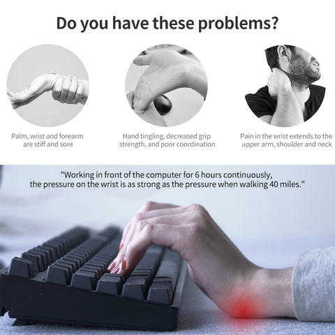 Magnetic Levitation Wrist Rest Suspended Wrist Pad Decompression Wrist Rest Ergonomic Design Memory Foam Wrist Protection Pad