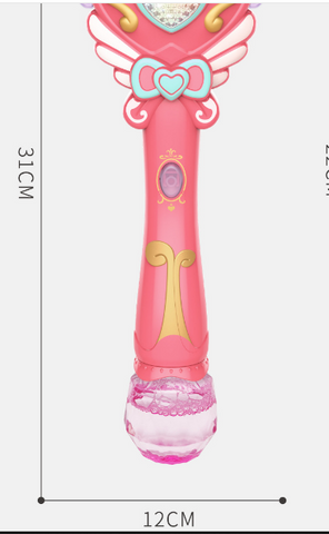 Kids Magic Wand Cute Pony Party Water Bubble Machine Gun Blower Toy Electric Magic Wedding Soap Bubble Pomperos Outdoor Toy