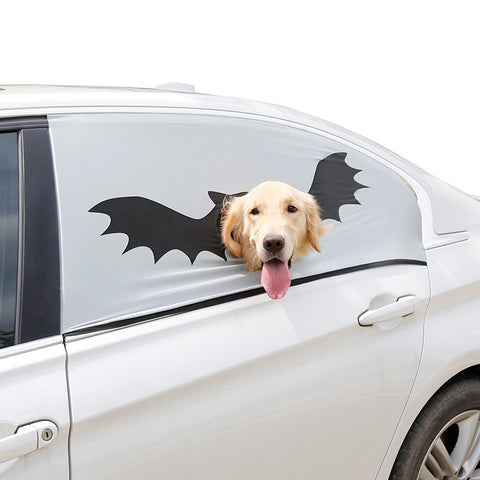 Car Sun Shade Window Cover Sunshade Curtain Car Pet Bat Shading UV Protection Shield Visor Mesh Dust