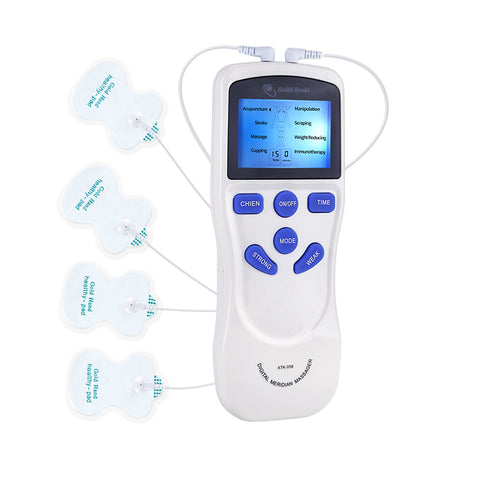 Double-hole Meridian Massager Double-output Meridian Massager Digital Meridian Mini Cervical Spine And Lumbar Spine Pulse Massager