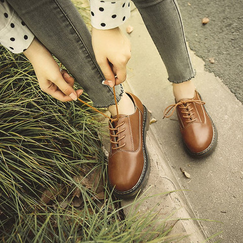 Ins small leather shoes retro British style female black flat children 2021 new soft shoes