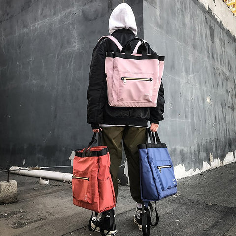 Multi-functional three-use bag 2021 new all-in-one high-capacity ins super popular backpack high school girls schoolbag