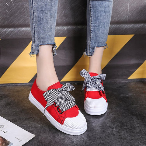 2021 spring new women's shoes casual round head cross binding belt low heel lacing belt PU shoes