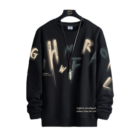 Creative Letter Print Long Sleeve T-shirt