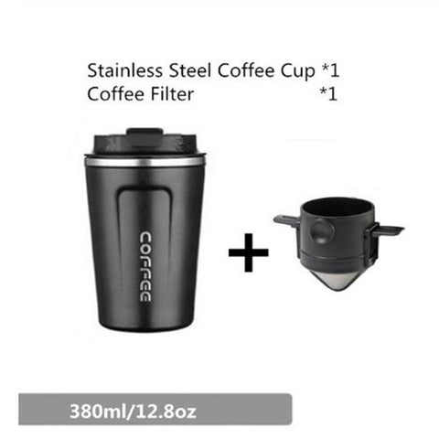 Coffee cup heat preservation  stainless steel latte tea cup