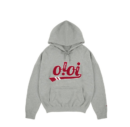 2021O!Oi autumn and winter new Korean sweater women's hooded plus velvet thick cotton lovers