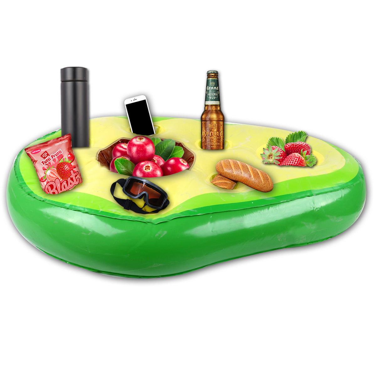 Summer Inflatable Float Beer Drinking Cooler Table Water Play Float Beer Tray Party Bucket Cup Holder For Swimming Pool Party