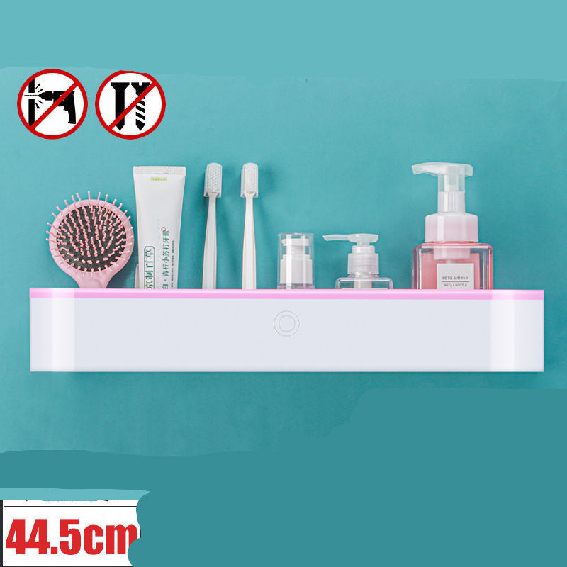 Toilet Shelf Bathroom Toilet Free Punching Vanity Wall Hanging Towel