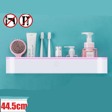 Toilet Shelf Bathroom Toilet Free Punching Vanity Wall Hanging Towel