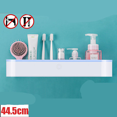 Toilet Shelf Bathroom Toilet Free Punching Vanity Wall Hanging Towel