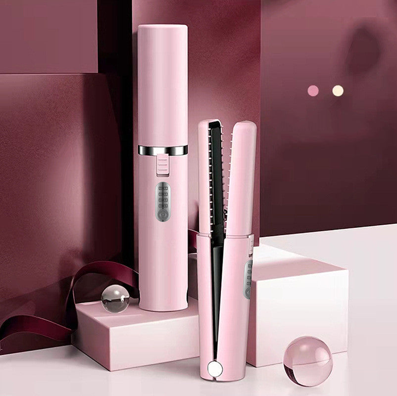 New Arrivals 2022 USB Charge Mini Wireless Travel Iron Ceramic Home Hair Straightener Machine