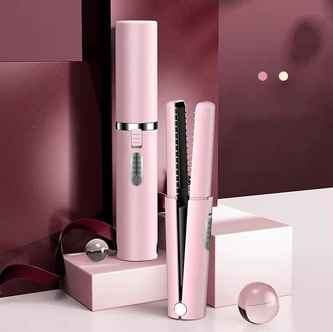 New Arrivals 2022 USB Charge Mini Wireless Travel Iron Ceramic Home Hair Straightener Machine
