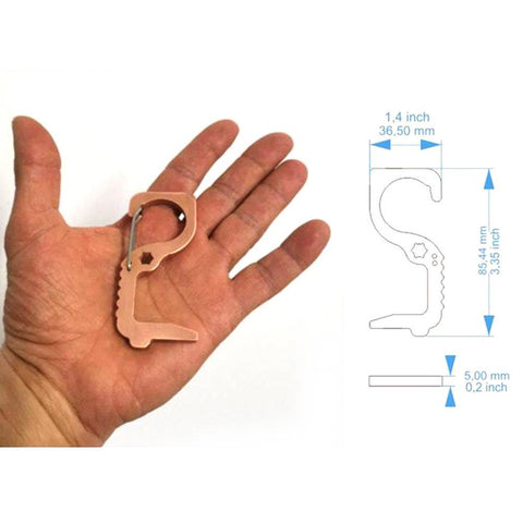 Small Isolation Key Brass anti-contact protection isolation key – 99 Legends