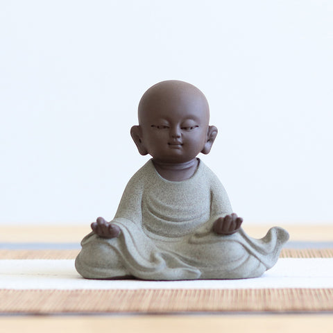Zen Like Purple Sand Little Monk Tea Pet Tea Set Tea Play