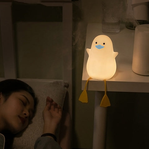 Seagull Silicone Night Light Soothing Animal Lamp For Kids Baby