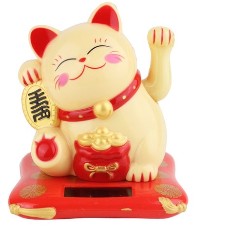 Hand-cranked cats, solar-powered car decorations, ornaments