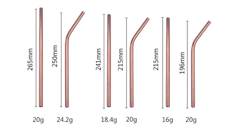 Stainless Steel Straw Food Grade Color Set Straw Milk Tea Coffee Drink Straw