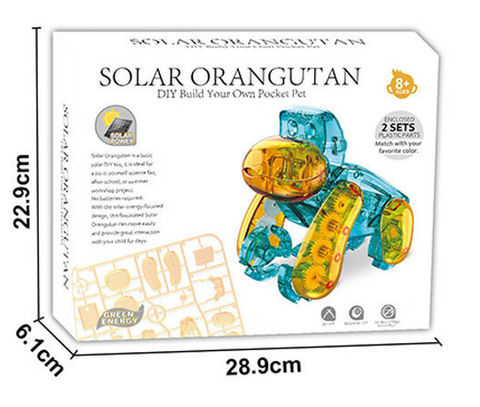DIY Solar Robot Stem Technology Assembled, Invented Scientific Experiments, Smart Toys