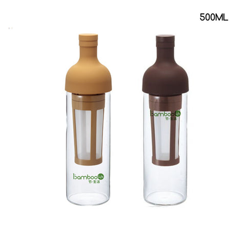 Japanese Household Cold Brew Cup Coffee Steeping Bottle Lemon Tea Tie Pot