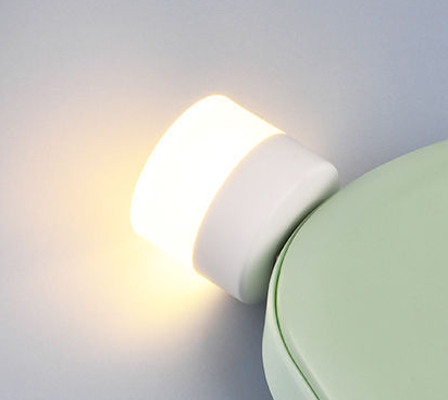 USB Plug Lamp Computer Mobile Power Charging USB Small Book Lamps LED Eye Protection Reading Light Small Round Light Night