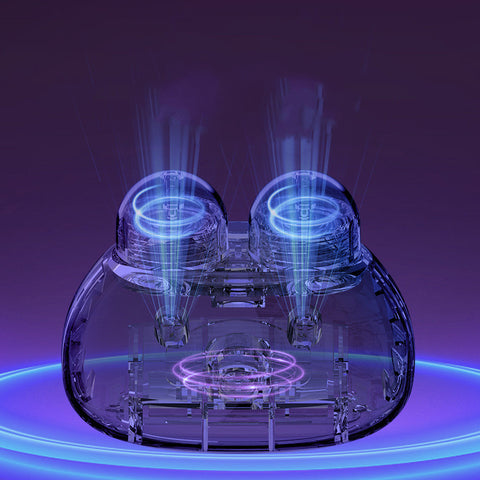 Beauty Contact Lenses Case Cute Protein Removal Vibrating Ultrasonic Cleaner