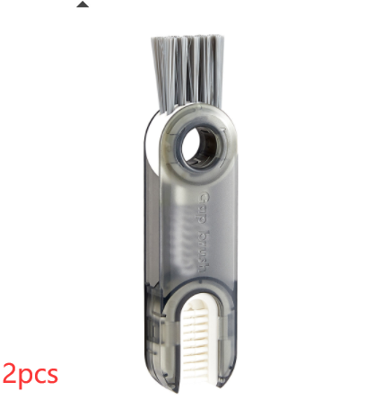 3 In 1 Tiny Bottle Cup Cover Brush Straw Cleaner Tools Multi-Functional Crevice Cleaning Brush Kitchen Tools Gadgets