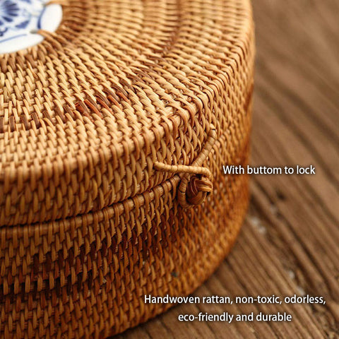 Nan Rattan Pu'er Tea Cake Storage Tea Pot Tea Cake