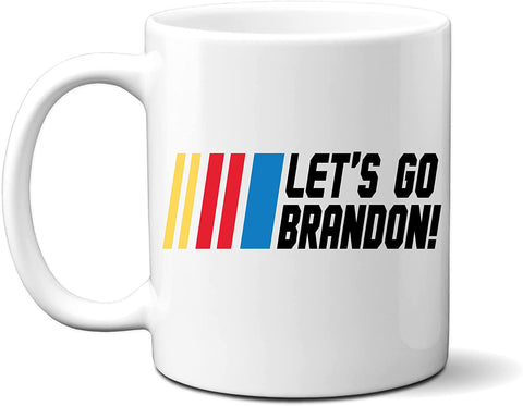 Let's Go Brandon Ceramic Coffee Mark Cup Tea Water Cup English
