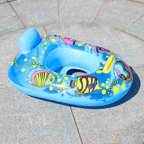 Water Inflatable Baby Day Cruiser Water Seat Boat Babies' Swimming Ring Children's Seat Ring Inflatable Swimming Pool