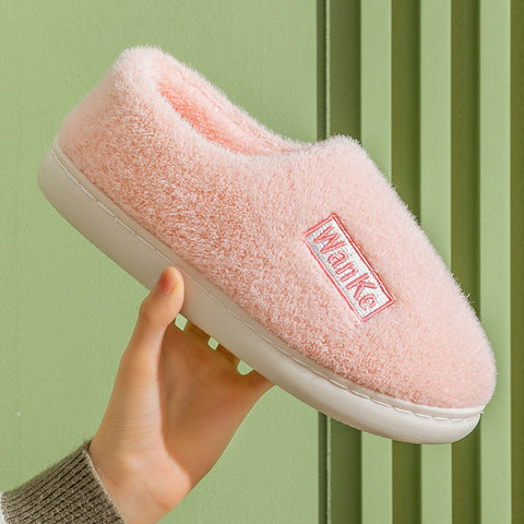 Soft Winter Slippers Women House Shoes Warm Fluffy Slippers
